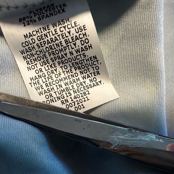 Katherine Way 2X UPF 50+ Botanical Print Sun Golf  Shirt Made USA NWT Stretchy - Picture 15 of 15